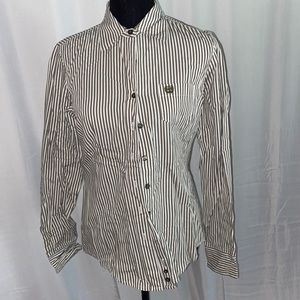 Green cinch button down